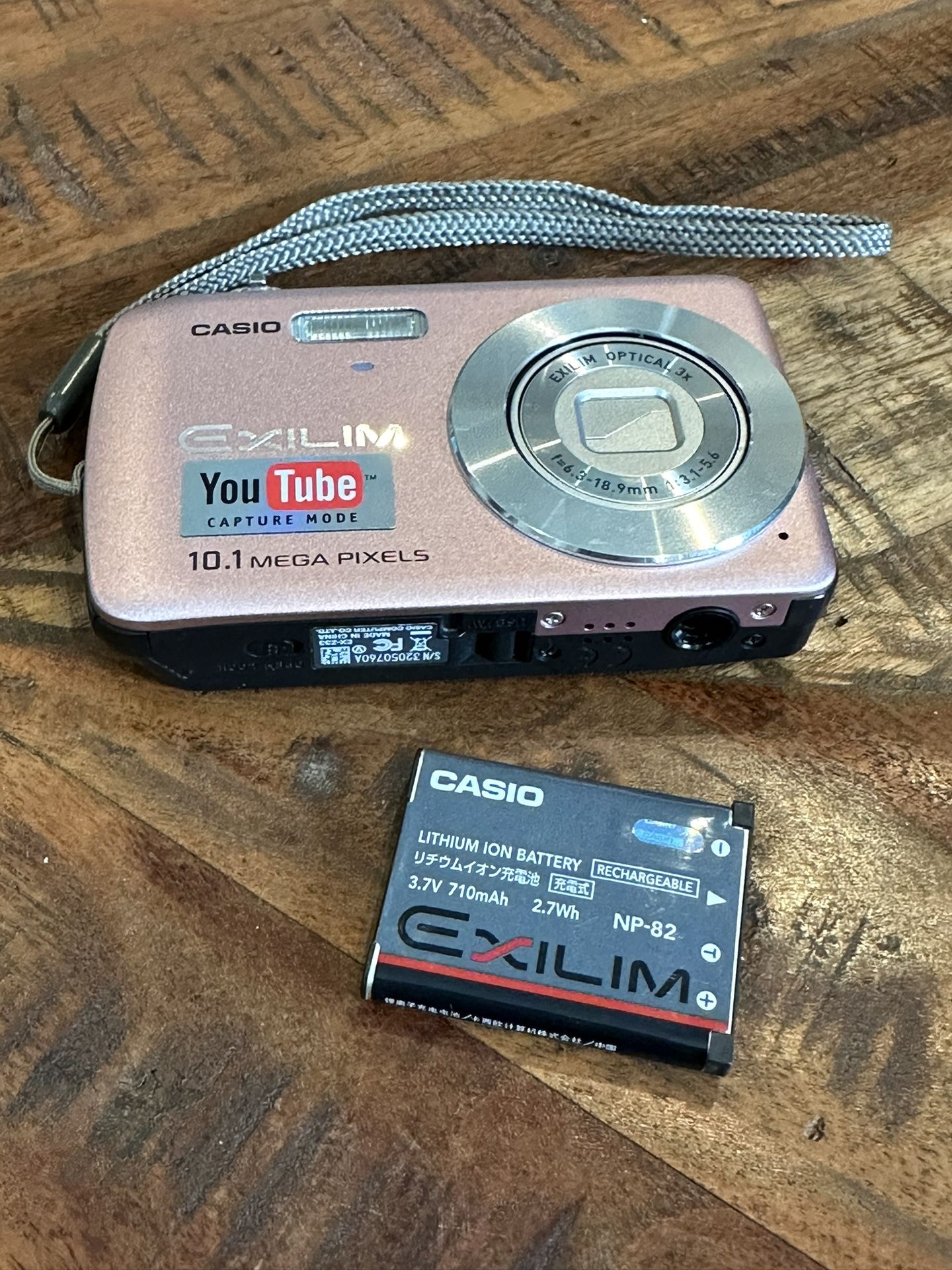 Casio Exilim Digital Camera EX-Z33 10.1 Pink Tested