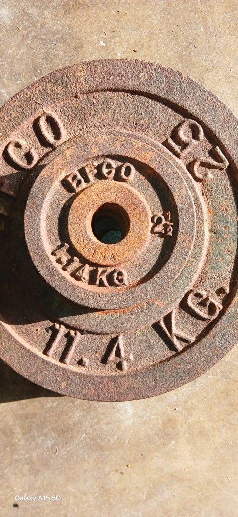 Weights Plates 55 Lb