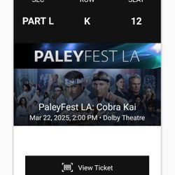 Cobra kai cast live In person