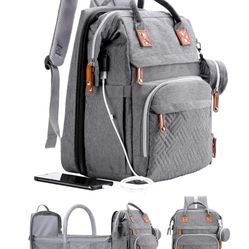  Diaper Bag backpack with charging Station And Very Multifunctional 