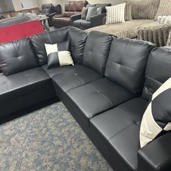 Same Day Delivery. Top Quality Leather Sectionals Available and in Stock 
