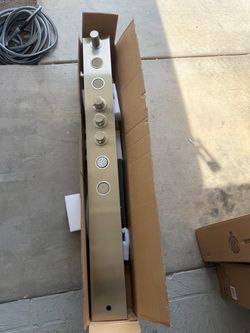 Brushed Nickel Shower Panel System