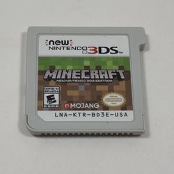 New Nintendo 3ds Minecraft game