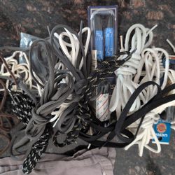 Shoelaces 19 Pairs Mostly New Never Used