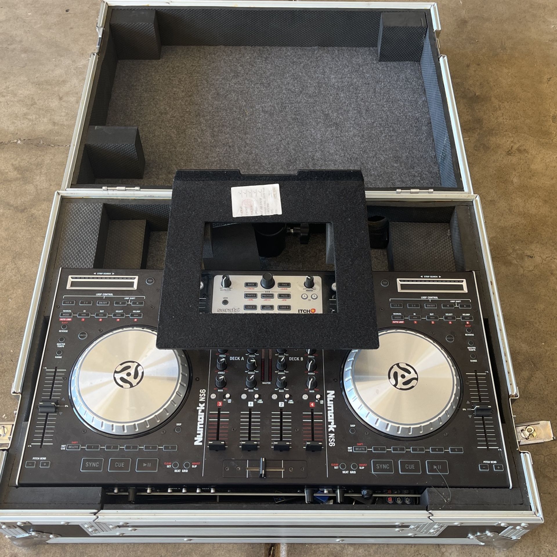 Numark NS6 Controller With Coffin Box for Sale in Glendale, AZ OfferUp