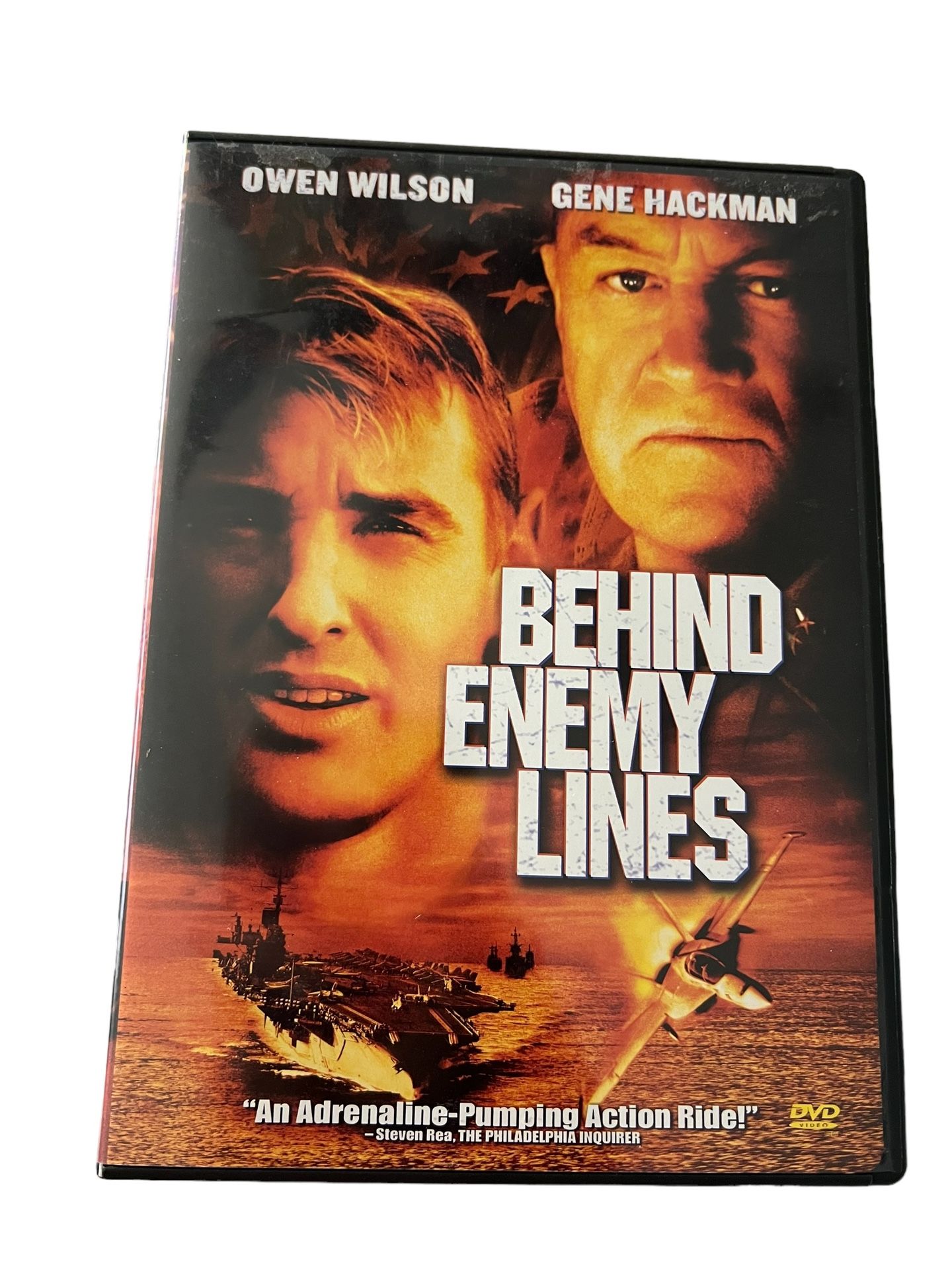 Behind Enemy Lines (DVD, 2002, Disc Set, Includes Spanish Dubbed Version) This DVD featuring the movie "Behind Enemy Lines" is a great addition to an