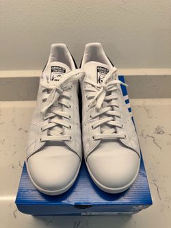 Adidas Stan Smith Sneakers — White/Black, Men’s Size 12 — Lightly Worn