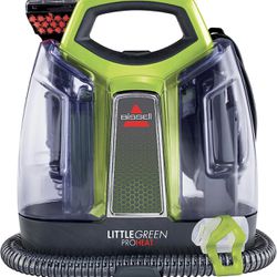 NEW! BISSELL Little Green Proheat Portable Deep Cleaner/Spot Cleaner and Car/Auto Detailer 2513E