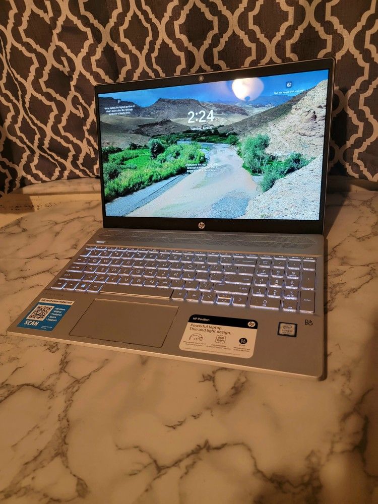 HP Pavilion 15.6" Laptop Fast Quad Core i7 😲 28GB system memory 1TB 💪🏾