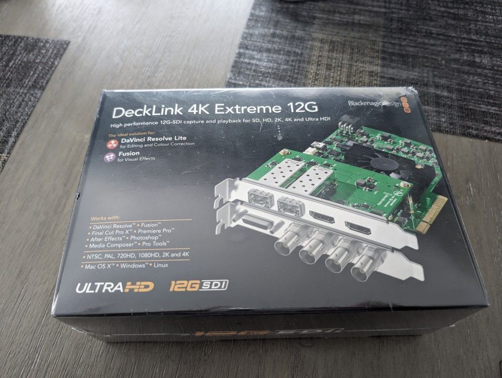 4k Extreme 12g Decklink Hd Bmd Decklink 4k Extreme 12g DeckLink 4K