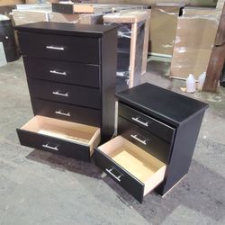 Dresser And Nighstand. Chest Of Drawers, Buro,cajonera