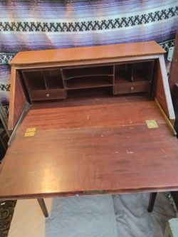 Antique BEAUTIFUL 1900s  Secretary Desk Mahogany Finish