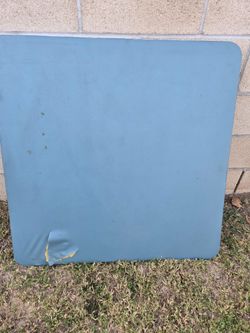 Blue Folding Table Top Panel
