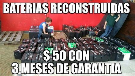 Car batteries, fuel pumps etc