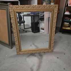 Ornate Gold Ornate Molded Wall Mirror