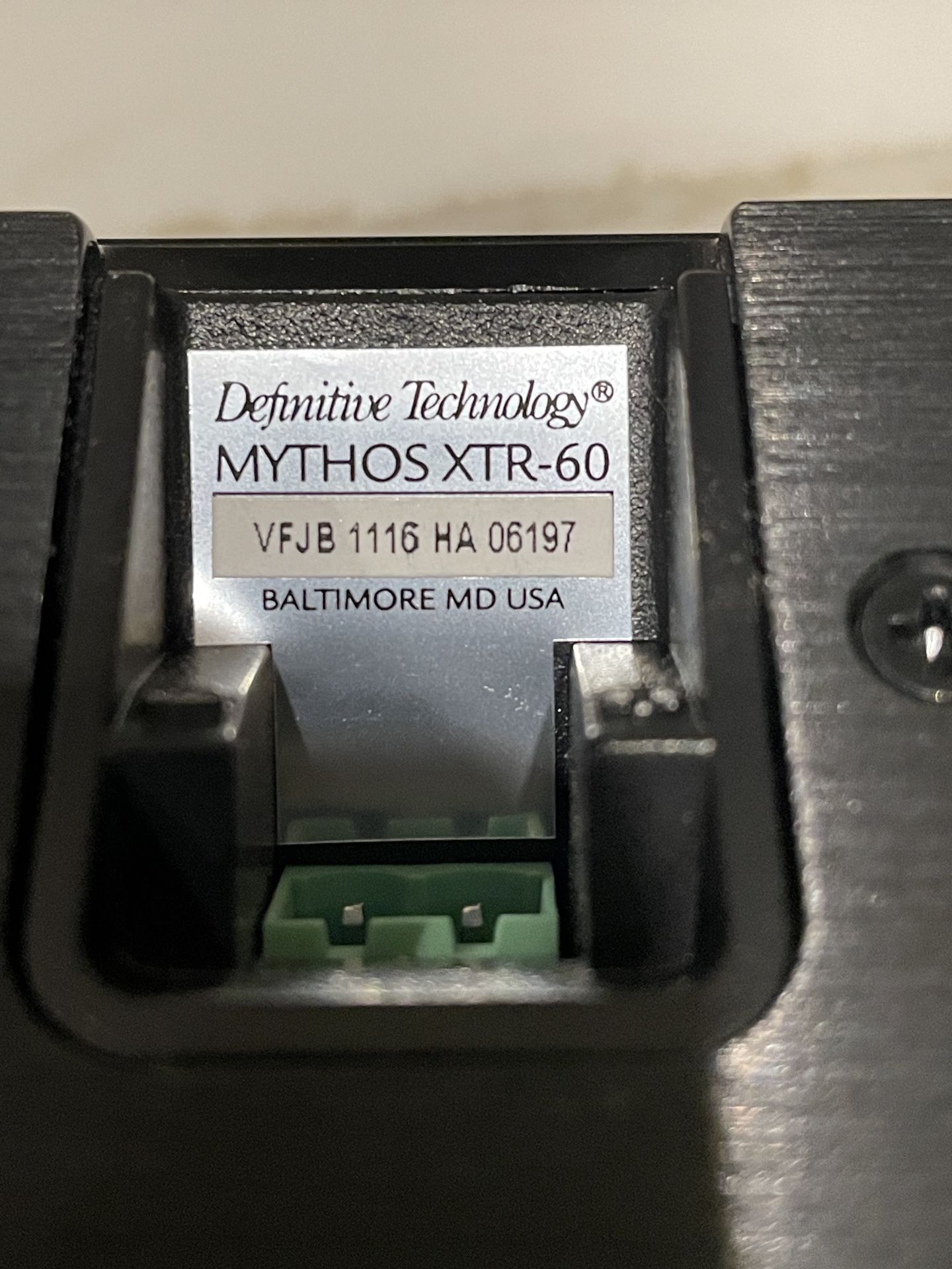 Speaker Definitive Technology Speaker XTR-60 Mythos