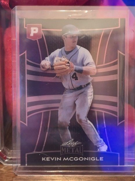 2025 Kevin McGonigle Leaf Metal Pre-production PROOF 1/1 Baseball Card