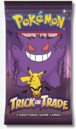 Pokemon 2023 Trick or Trade Gengar & Pikachu | Mini Booster Pack