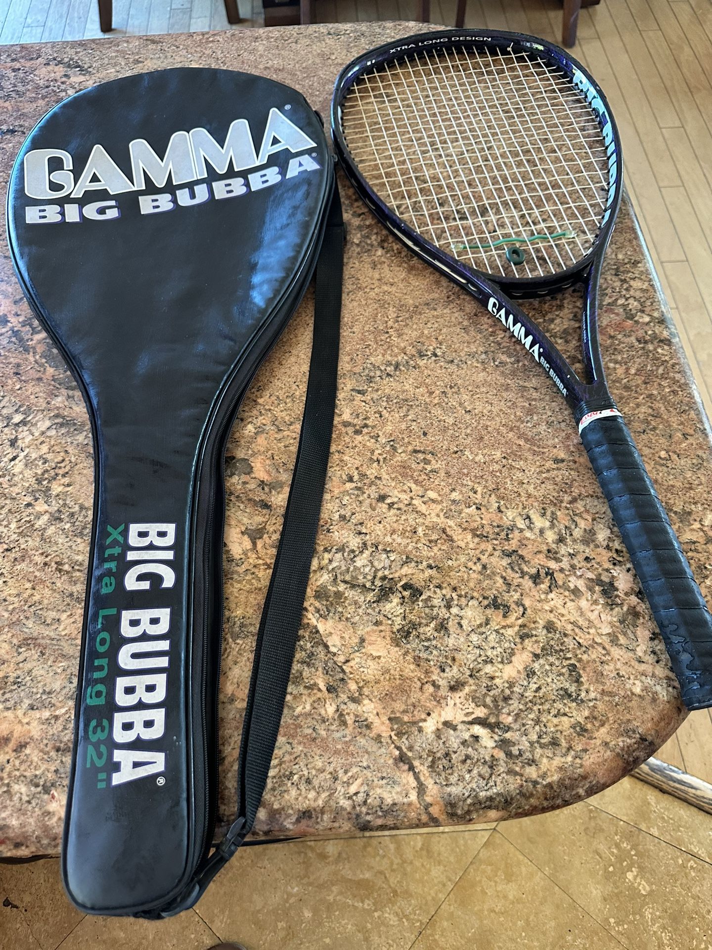 (2) Tennis Racquet Gamma Big Bubba 32” In Good Condition . + One Wilson TRIAD 3.2 Hammer