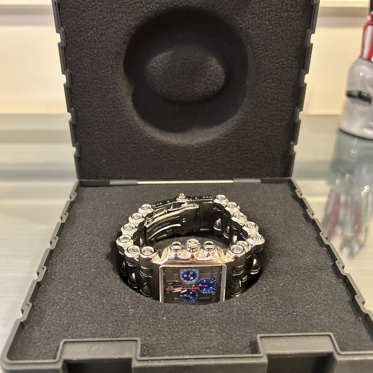 Oakley Minute Machine Watch - Titanium Polished Silver With
