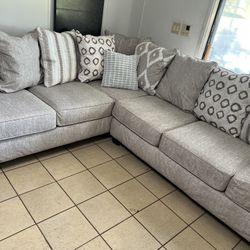 Albany Stonewash 2-Pc Sectional Sofa – American Made – Delivery Available 🚚 