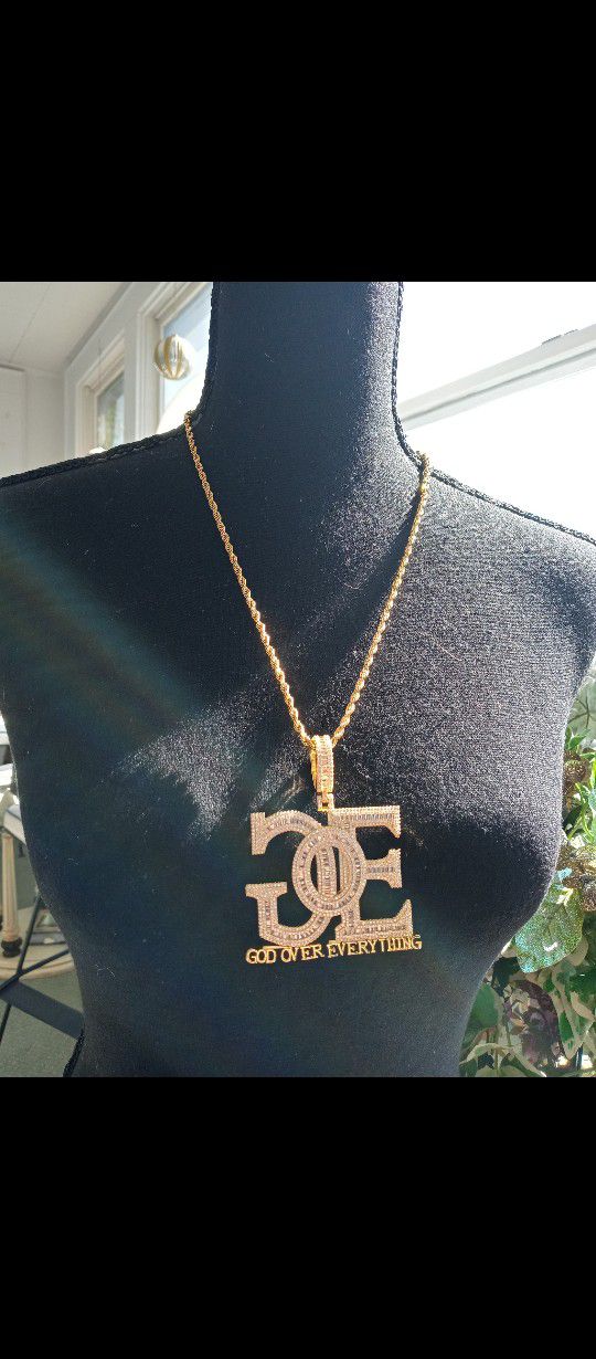 God Over Everything Pendant & Necklace 