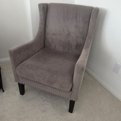 Taupe Fabric Side Chair