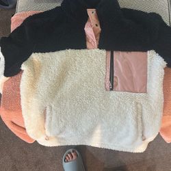 Sweater , Black , Pink , White 