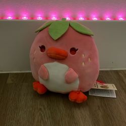 Strawberry Penguin Plushie 