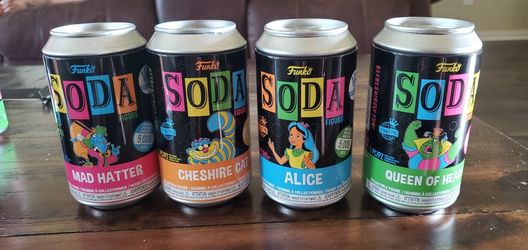 Common Alice In Wonderland Blacklight Soda Set