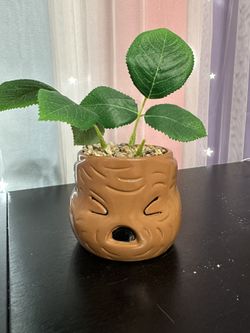 Harry Potter Mandrake Faux Plant Decorative Planter Wizarding World