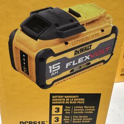 Dewalt   FLEXVOLT 60V 15.0Ah Battery DCB615.