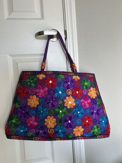Large Floral Tote
