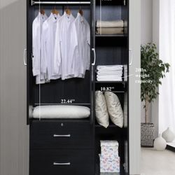 Blankenship Armoire And Roselyn 7 Drawer In Black 