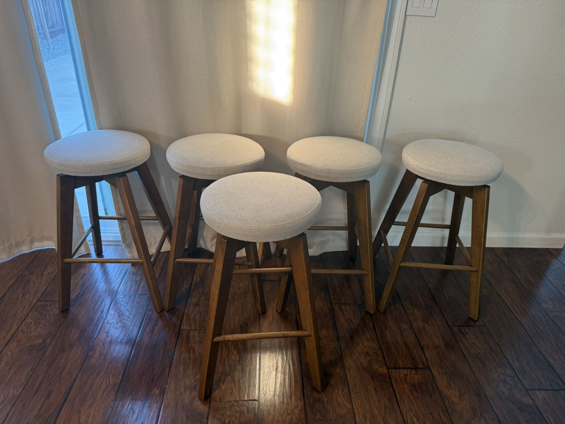 Nathan James Swivel Bar Stool chairs