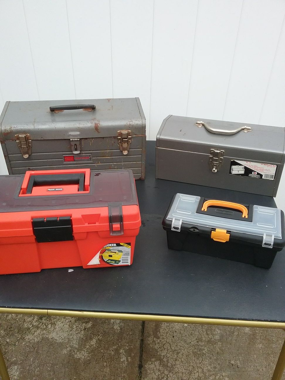 Set of 4 toolboxes