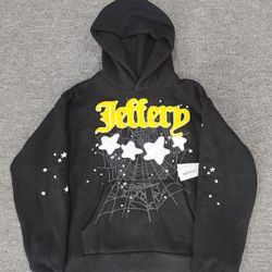 Sp5der Jeffery Hoodie Black