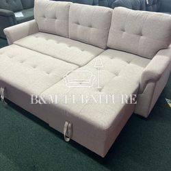 Brand New Gray Small Reversible Sectional 