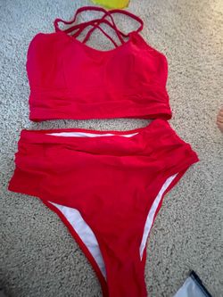 Red bathing suit women’s new
