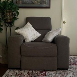 Sofa, 4 Pcs, Grey, Full Size 