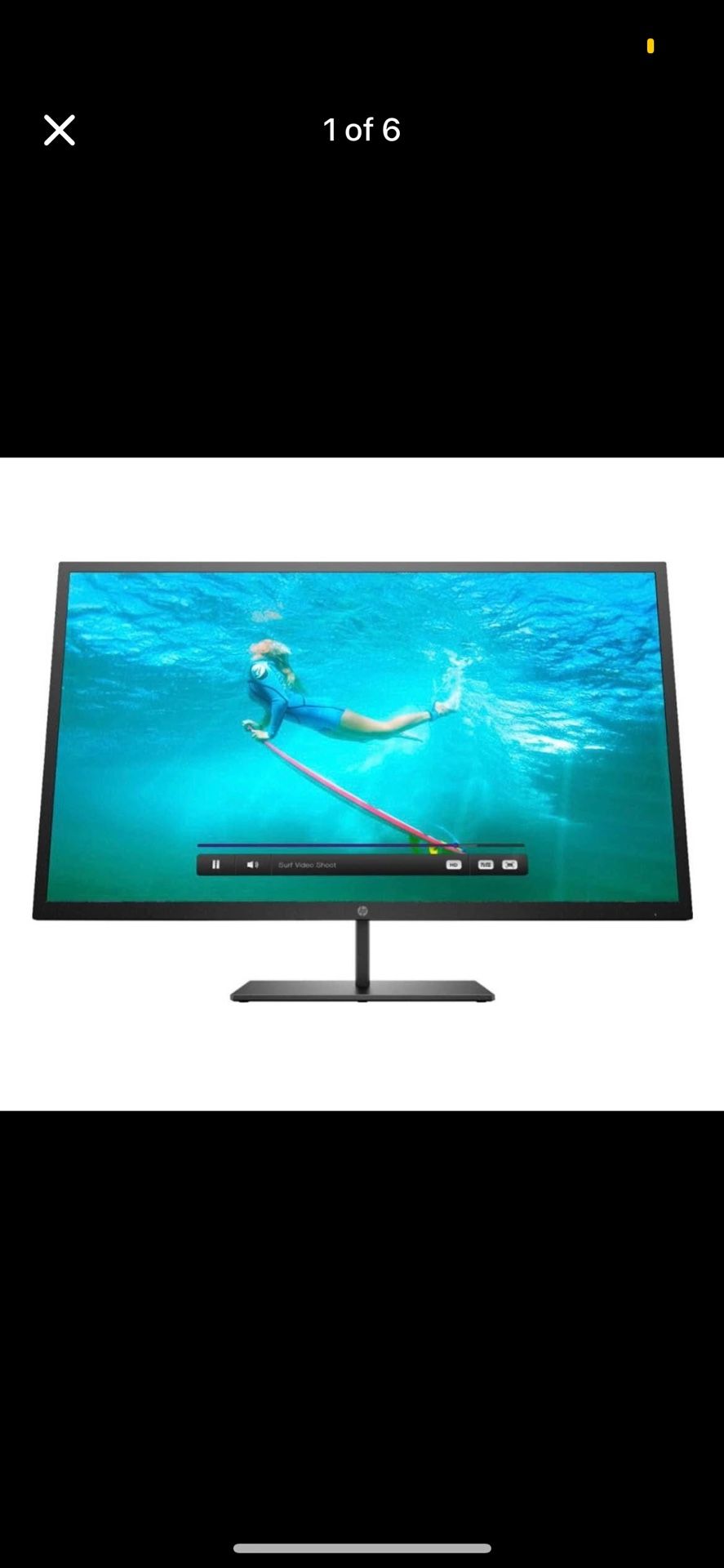 HP - Pavilion 32" LED QHD Monitor (DisplayPort, HDMI) - Black
