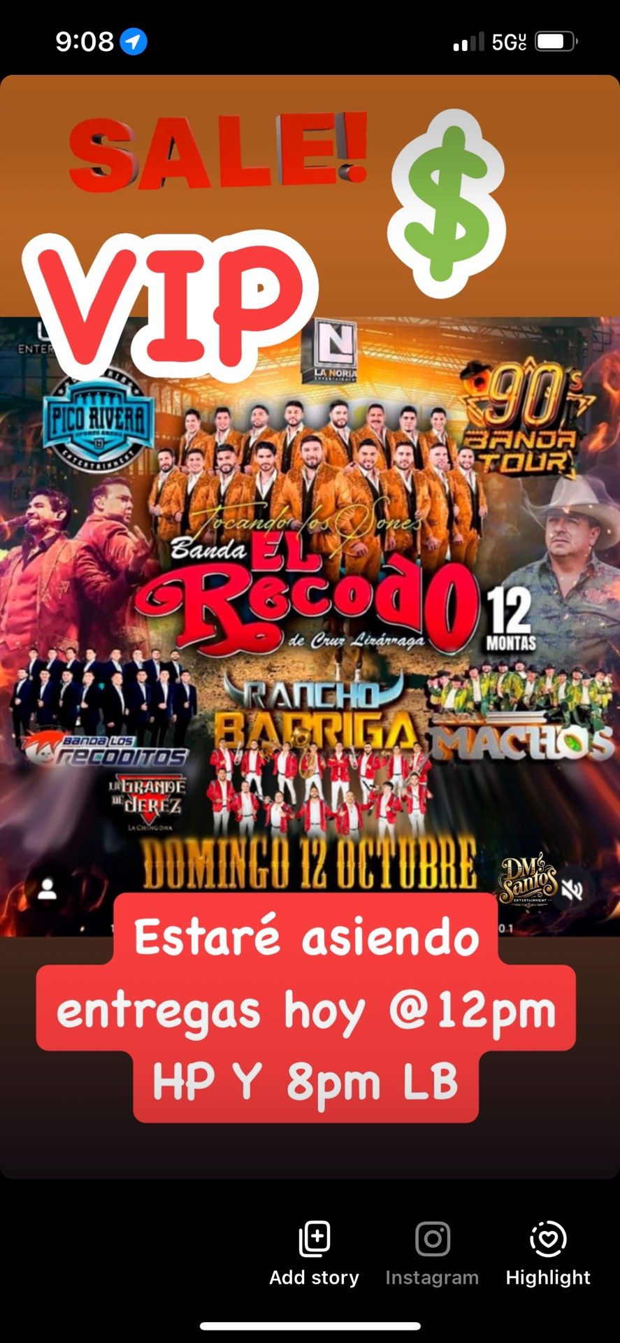 Boletos VIP