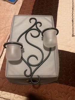 PartyLite wrought iron wall sconce candle holder