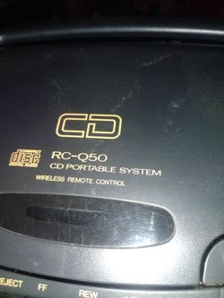 I have the JVC old school AM FM stereo CD player with cassette take batteries works