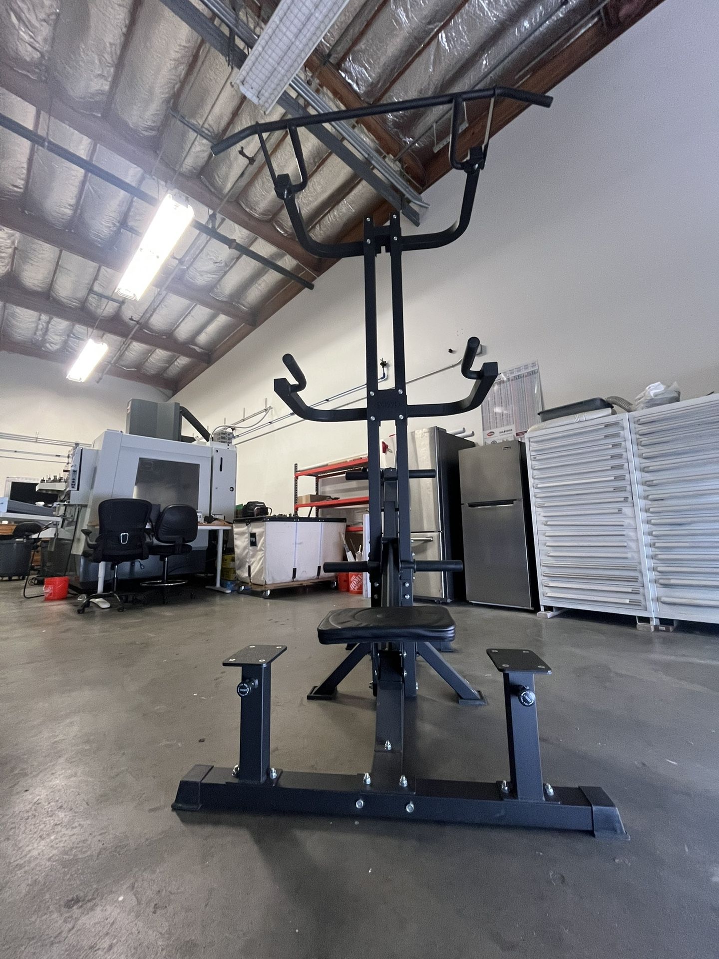 GMWD Assisted Pull-Up & Dip Station Power Tower AP01 – Home Gym Strength Machine