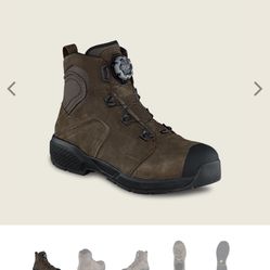 SIZE 7 RED WING THE EXOS LITE WATERPROOF LEATHER SAFETY TOE BOOTS BRAND NEW