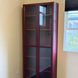 IKEA Billy Bookshelf - Mulberry Red