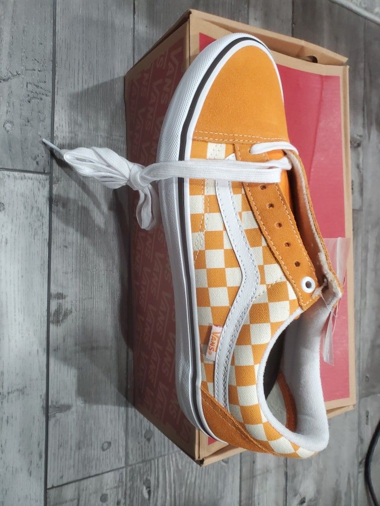 Checkerboard Cheddar Vans Old Skool Vans Old Skool Pro Checkered