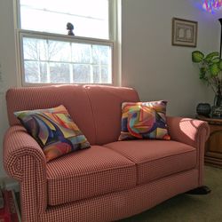 Comfortable small love seat