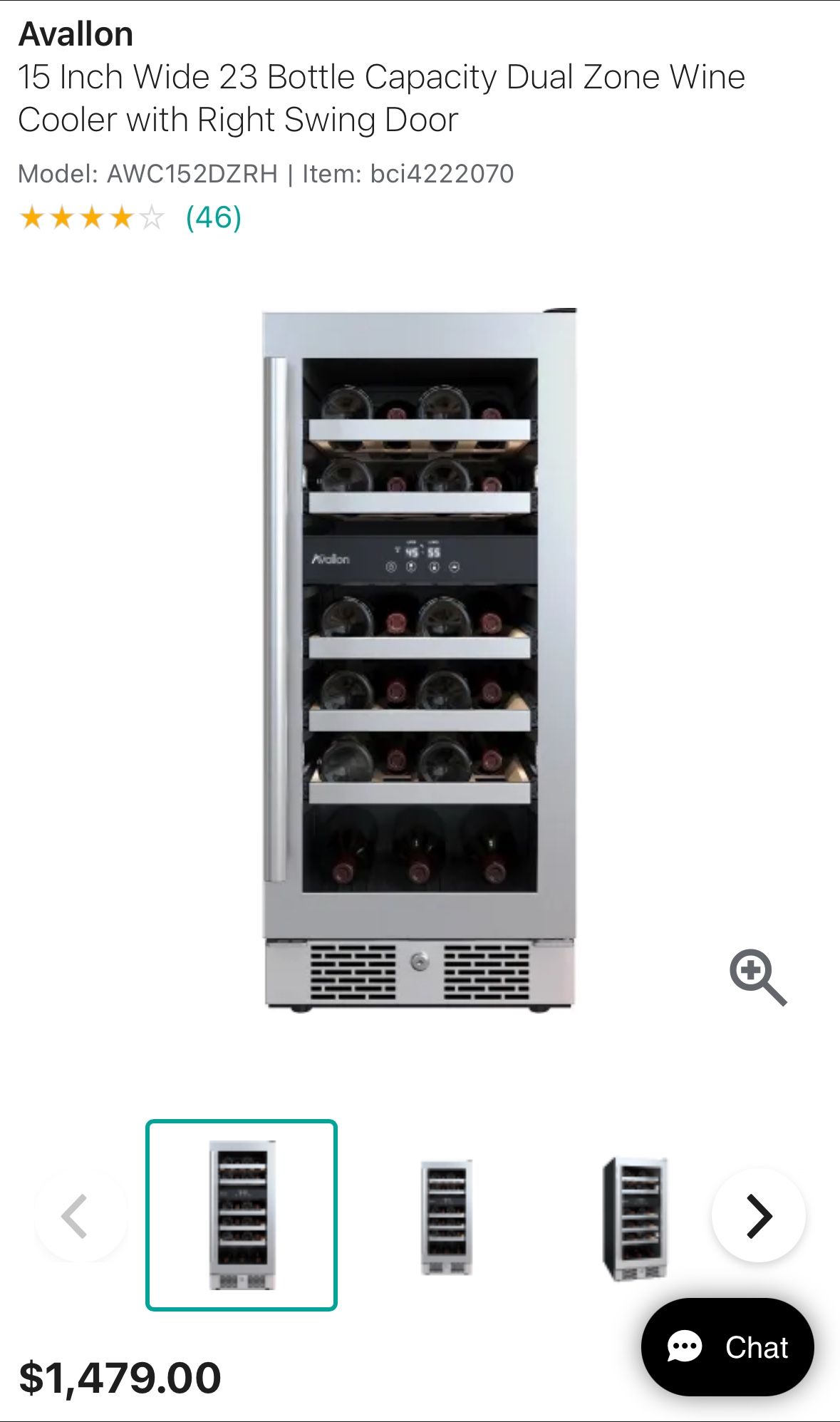 Avallon 23 Bottle Wine Cooler